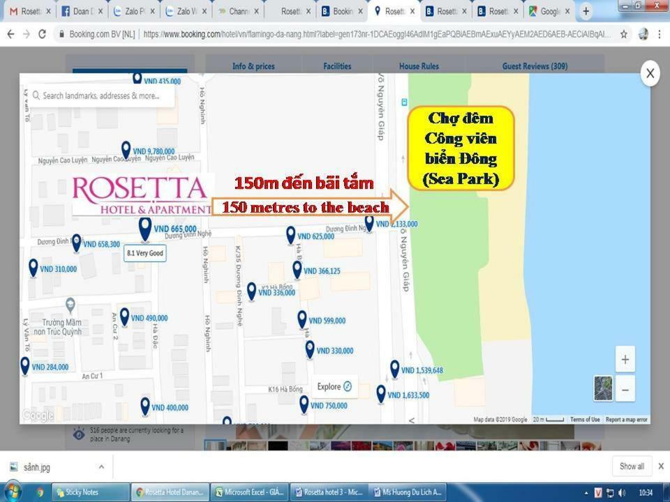 Rosetta Beach Hotel & Apartment Da Nang Eksteriør billede